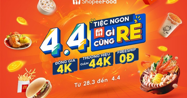 When “April is no longer a lie” with a series of genuine offers from ShopeeFood 4.4