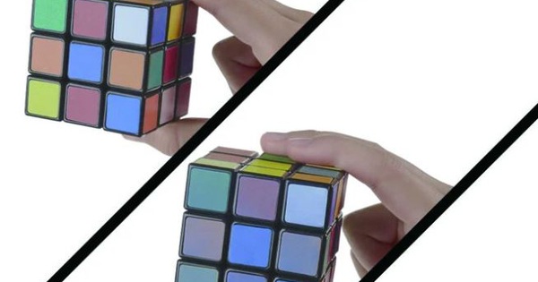 This is the world’s hardest rubik’s cube with the squares constantly changing color depending on the player’s perspective