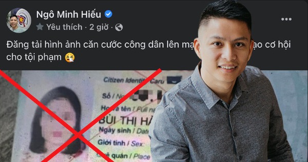 Hieu PC warns against carefree posting of CCCD/IDs online and unpredictable dangers!