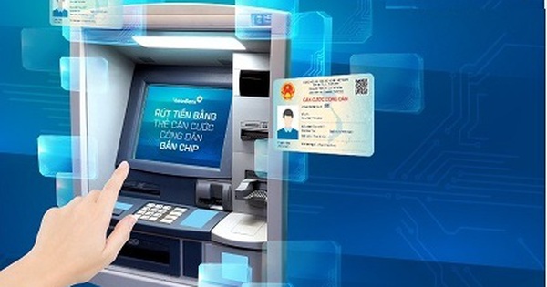 Instructions for withdrawing money by CCCD with chip