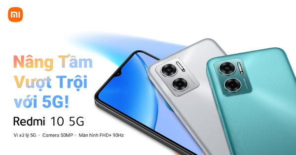 Xiaomi launched a cheap 5G phone in Vietnam, from only 4.8 million VND