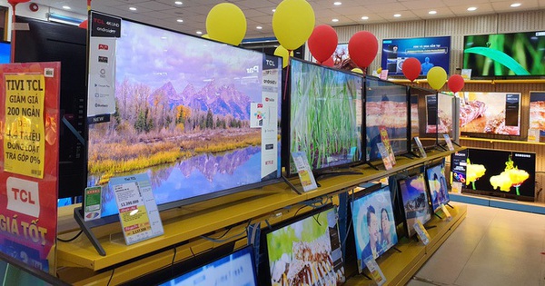 TVs with a shock discount of 80%, air conditioners, washing machines… all at the same time deeply reduced but still empty