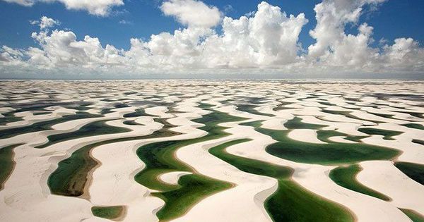 No sandstorms, hot sun, only a lake full of fish