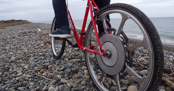 The type of bicycle wheel that turns the rider’s weight into thrust, 30% more ‘healthier’ pedaling than normal wheels