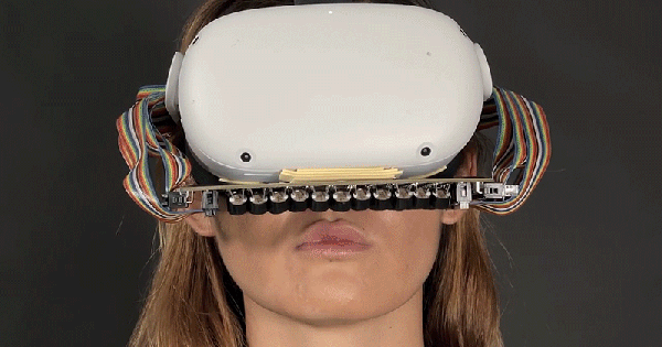 Using virtual reality glasses, scientists find a way to recreate the feeling of a kiss