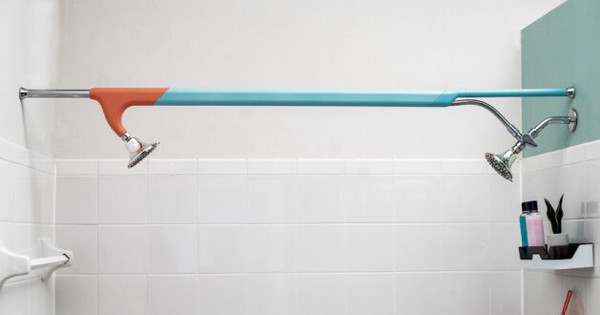 Former Amazon engineer invented a dual shower for couples who like to take a bath together, costing nearly 6 million