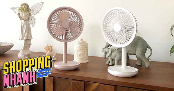 Buy a rechargeable fan for a price from 300k in the hot summer but the power is out continuously