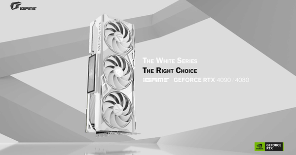COLORFUL launches limited white GeForce RTX 4090 and RTX 4080 graphics cards