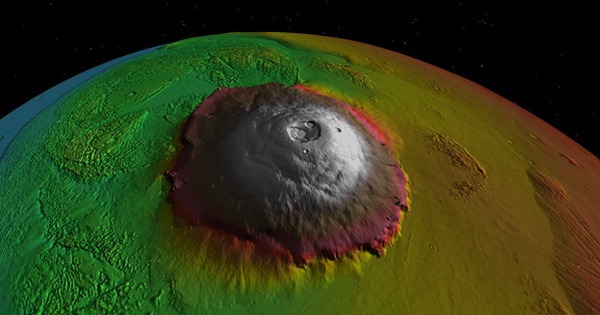 Where is the largest volcano in the Solar System?
