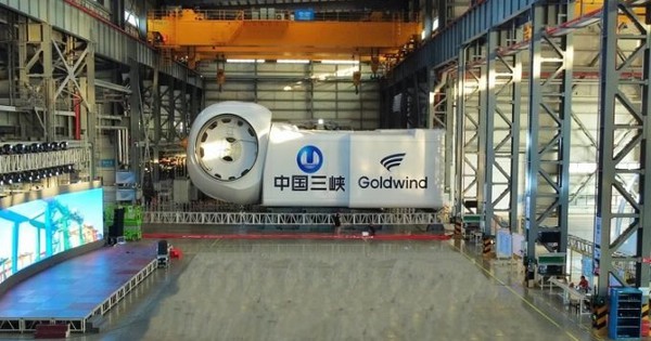 Using a turbine 1.6 times more powerful than usual, the area of ​​the propeller sweeping through is 7 football fields