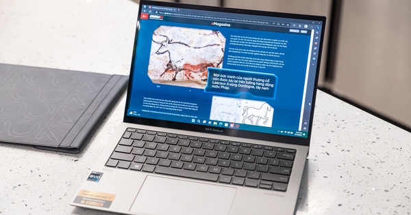 Windows laptop is thinner and lighter than Macbook Air, priced from 40 million VND