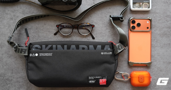 Gallery - Trên tay Skinarma Fardel: Túi đeo chéo kháng nước bền bỉ, ngăn chứa thông minh tối ưu cho người mang nhiều đồ công nghệ
