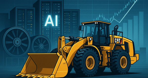 Caterpillar vượt mặt Microsoft, Apple: Kiếm 100 tỷ USD từ AI nhờ bán 'cuốc xẻng' hạ tầng