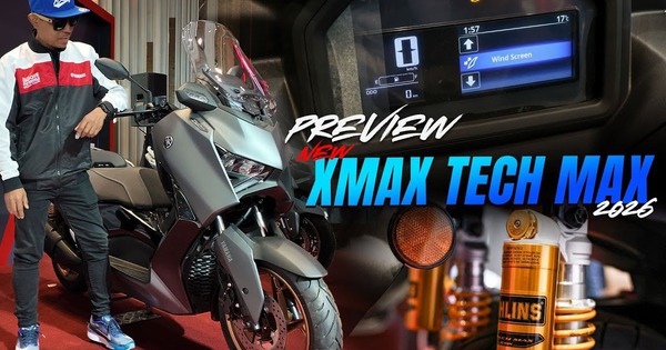 XMAX Tech MAX 2026: 9 Nâng Cấp Đột Phá Đưa Xe Tay Ga Cao Cấp Tiệm Cận Hoàn Hảo