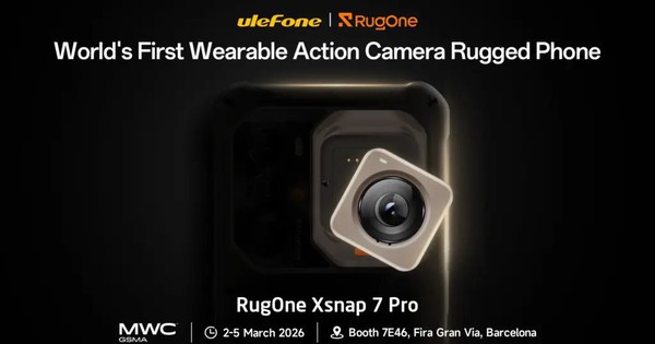 Ulefone RugOne Xsnap 7 Pro: Smartphone siêu bền với camera nam châm tháo rời thách thức Honor tại MWC 2026