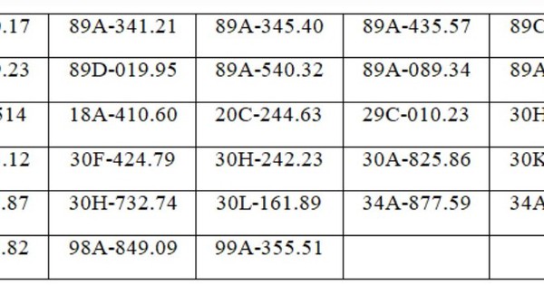 117 Chủ Xe Máy, Ô Tô Có Biển Số Sau Cần Nhanh Chóng Nộp Phạt Nguội Theo Nghị Định 168