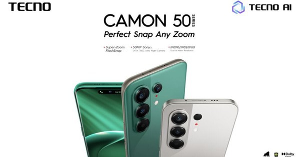 TECNO CAMON 50 Ultra 5G chính thức trình làng: Camera 50MP, chip Dimensity 7400, độ bền IP68/IP69