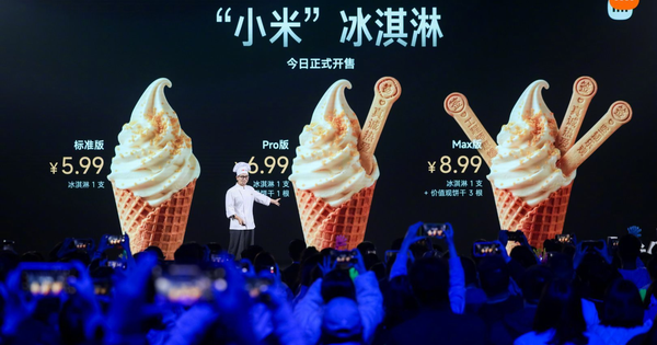 Xiaomi gây sốt với kem ốc quế 'Pro' và 'Max' nội bộ: Căng tin biến thành sân khấu ra mắt flagship