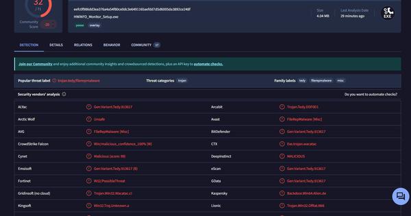 Trang web CPUID bị hack, file HWMonitor và CPU-Z tải về chứa mã độc