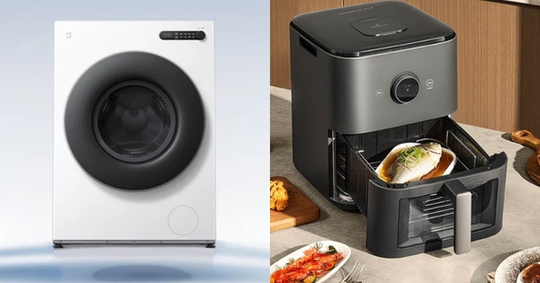 Xiaomi ra mắt nồi chiên không dầu thông minh và máy giặt siêu mỏng tại Trung Quốc