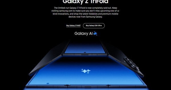 Galaxy Z TriFold chính thức khai tử, kết thúc vòng đời ngắn ngủi trên toàn cầu