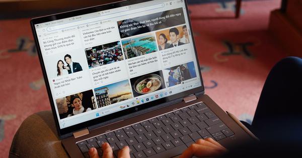 HP OmniBook X Flip: Laptop xoay gập AMD Ryzen AI 300, pin 21 giờ, màn OLED 2K