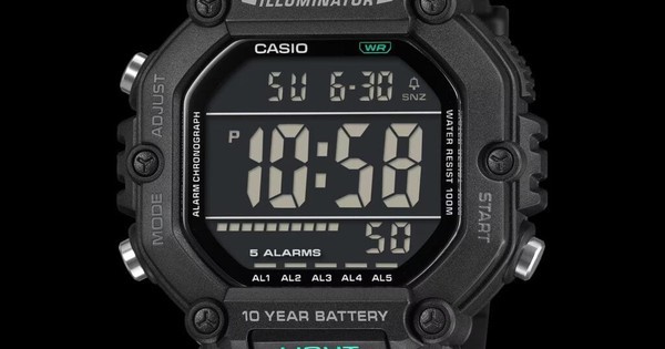 Casio ra mắt đồng hồ dây siêu dài giá 1,2 triệu, đeo vừa cả ngoài áo khoác