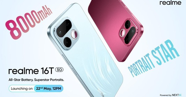 Realme sắp ra mắt điện thoại pin 8.000mAh, dùng ba ngày không cần sạc