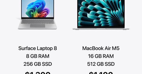 Laptop Windows cấu hình thấp hơn nhưng đắt hơn MacBook: Sự thật năm 2026