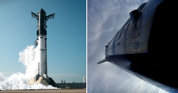 Spacex phóng thành công Starship V3 dù bệ đẩy rơi xuống biển