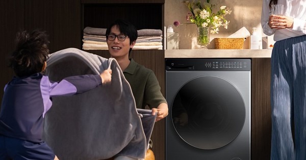 Máy giặt sấy Mijia mới của Xiaomi: Giặt 13 kg, giá 16 triệu đồng