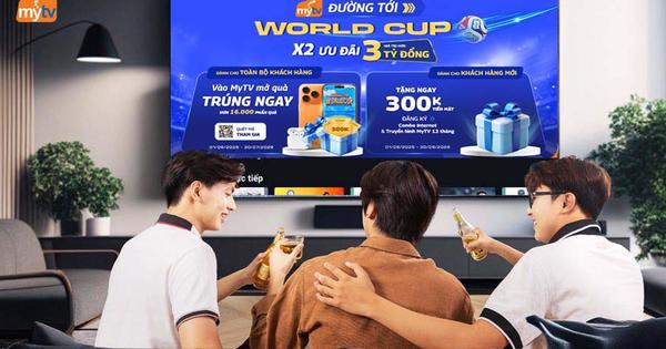 VNPT tặng quà 3 tỷ đồng mùa World Cup 2026 cho khách hàng MyTV