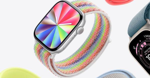 Apple ra mắt dây đeo Pride 2026 dệt nylon 11 màu, mặt đồng hồ tùy chỉnh