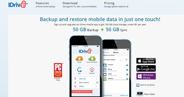 iDrive ra mắt dịch vụ lưu trữ trực tuyến siêu rẻ cho người dùng iOS