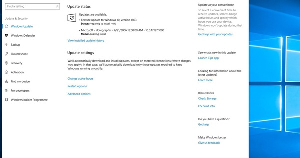Hướng Dẫn Tải Bộ Cài Đặt Windows 10 1803 Spring Creators Update Chính Chủ  Từ Server Của Microsoft
