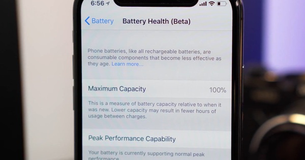 Cách kiểm tra tình trạng pin beta trên điện thoại iOS?
