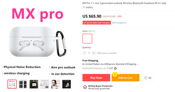 Trung Quốc đã nhái thành công AirPods Pro y như hàng thật: Đây là