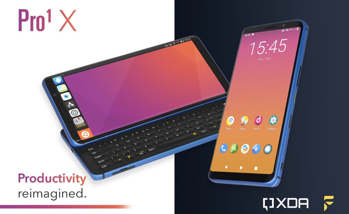 Diễn đàn công nghệ XDA trình làng smartphone đầu tiên Pro1-X: Chạy được cả LineageOS và Ubuntu Touch