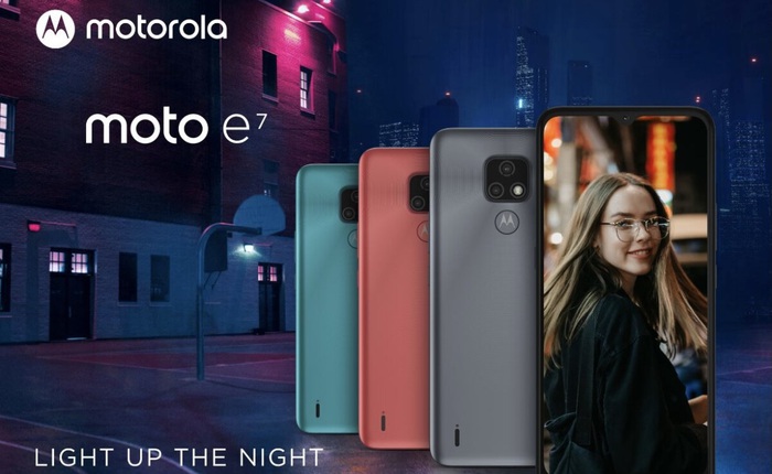 Motorola ra mắt chiếc smartphone có giá rẻ nhất Moto E7