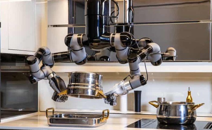 Chỉ với 7 tỷ đồng, bạn có thể sở hữu con robot biết nấu 5.000 món ăn hảo hạng, còn biết rửa bát luôn cho nó sạch