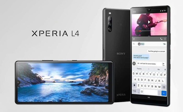 Sony ra mắt smartphone đầu tiên với màn hình "giọt nước"