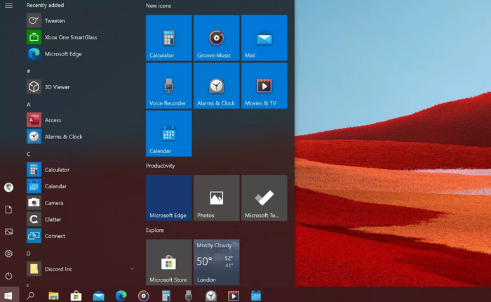 Áp dụng nguyên tắc thiết kế mới, hàng loạt biểu tượng ứng dụng trên Windows 10 có được màu sắc mới