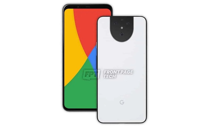 Pixel 5 lộ diện với cụm 3 camera sau "cực dị"