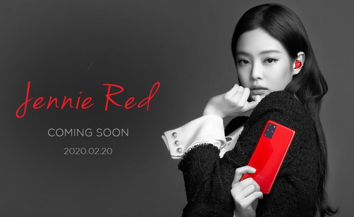Samsung ra mắt Galaxy S20 màu đỏ dành riêng cho fan của Jennie (Blackpink)