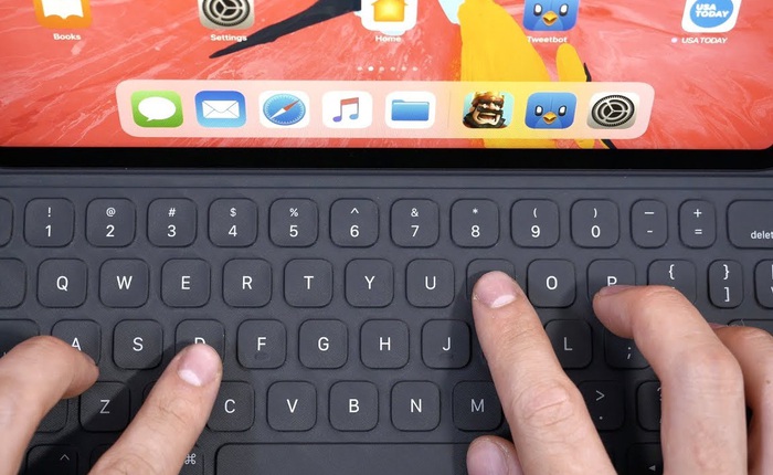Apple sắp ra mắt bàn phím tích hợp bàn rê cho iPad Pro