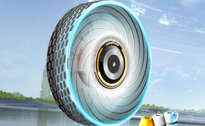 Goodyear phát minh ra loại lốp mới không bao giờ cần thay, mặt lốp có khả năng tự tái sinh