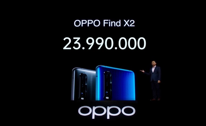 OPPO Find X2 ra mắt tại Việt Nam, smartphone đầu tiên có 5G, giá 23.9 triệu đồng