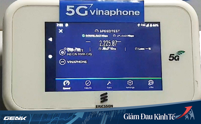 VNPT thử nghiệm mạng 5G VinaPhone, đạt tốc độ nhanh gấp 10 lần 4G