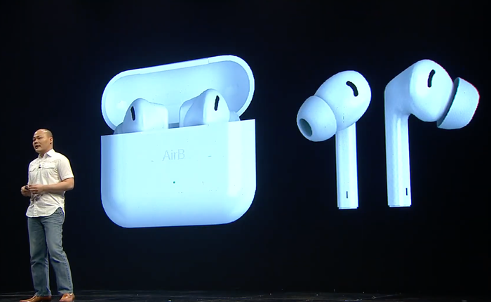 BKAV hé lộ tai nghe "AirB" với thiết kế giống AirPods