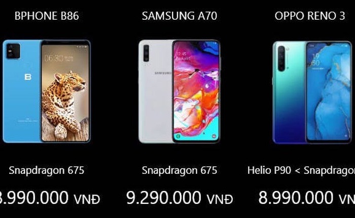 CEO BKAV Nguyễn Tử Quảng tự tin so sánh Bphone B86 với Samsung và Oppo, khẳng định không hề kém cạnh về cấu hình